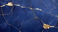 Luxurious navy blue marble texture with golden veins creating an elegant natural pattern. Abstract background for luxury interior design and decoration.