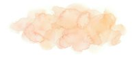 Abstract watercolor splash in warm peach and beige tones on white background, isolated for graphic design projects and creative layouts.