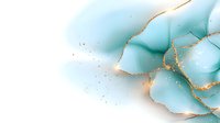 Luxurious turquoise and gold abstract fluid art with marble texture and glitter particles, ideal for elegant backgrounds, wallpapers, and premium design projects.