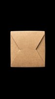 Closed kraft paper envelope isolated on transparent background, ready for clipart, print-on-demand, sublimation, t-shirt design, stickers, and digital crafts.