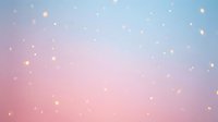 Dreamy pastel gradient background with golden bokeh lights and sparkles creating magical atmosphere for romantic designs and fairy tale projects.