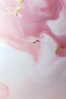 Soft pink and white marble texture with gold veins flowing in elegant waves creates luxurious abstract background for modern interior design and packaging.