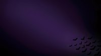 Silhouettes of bats flying across dark purple night sky, suitable for Halloween designs, spooky backgrounds, and seasonal marketing materials.