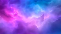 Vibrant ethereal background with flowing pink and blue nebula-like clouds creating dreamy atmospheric effect. Suitable for abstract designs and creative projects.