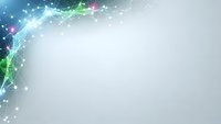 Abstract network connections with glowing nodes and lines on gradient background for technology presentations and digital communication concepts.