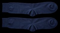 Navy blue dress socks pair isolated on transparent background, ready for t-shirt design, clipart, stickers, print on demand, and sublimation projects.