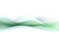 Soft flowing mint green waves create elegant abstract curves against white background, suitable for modern business presentations and website headers.