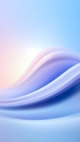 Soft flowing waves in pastel purple and blue gradient with gentle pink highlights create serene abstract background for modern minimalist designs and presentations.