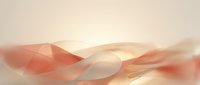 Abstract flowing geometric shapes in warm coral and peach tones with soft lighting effects creating elegant modern background for digital design projects.