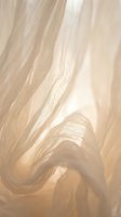 Soft flowing fabric with organic wave patterns in warm beige and cream tones, creating an elegant abstract texture suitable for backgrounds and design projects.