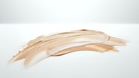 Liquid foundation makeup smears in beige nude tones isolated on white background for cosmetic beauty product advertising and skincare campaigns.