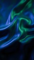 Glowing neon waves in vibrant blue and green swirl across dark background, creating fluid motion effect for digital design, wallpapers, and modern visual projects.