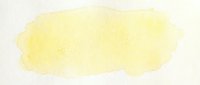 Yellow watercolor paint stroke brush texture on white paper background for artistic design and creative projects.