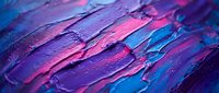 Vibrant brushstrokes in purple, pink, and blue create an abstract acrylic painting with dynamic texture and depth, suitable for modern art backgrounds and creative design projects.