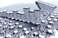 Shattered crystal glass pieces scattered on dark surface with glittering fragments creating dramatic composition. Artistic macro photography of broken glass.