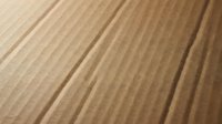 Corrugated cardboard texture with parallel ridges and natural brown color showing detailed surface pattern for packaging and craft projects.