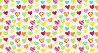 Colorful hearts seamless pattern with various decorative styles on light background. Romantic repeating design for Valentine's Day, love themes, textiles.