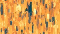Abstract orange and blue geometric pattern with vertical brushstrokes creating dynamic movement, perfect for modern interior design, wallpaper, and digital backgrounds.