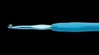 Blue paintbrush with soft bristles and ergonomic handle, isolated on transparent background. Ready for design use on t-shirts, clipart, stickers, print-on-demand products, and sublimation projects.