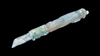 Watercolor utility knife isolated on transparent background, ready for stickers, clipart, t-shirt design, print on demand, and sublimation craft projects.