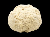 Whole wheat bread dough ball isolated on transparent background, ready for baking, cooking, and culinary design projects, t-shirt graphics, and print-on-demand products.