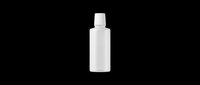 Blank white spray bottle isolated on transparent background, ready for cosmetics, cleaning products, or skincare branding on t-shirts, labels, and print-on-demand designs.