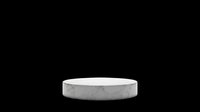 Concrete round platform or podium isolated on transparent background, ready for product display, mockups, t-shirt designs, and print-on-demand applications.