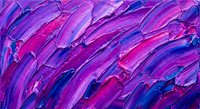 Abstract purple and pink oil paint brushstrokes creating dynamic textured surface for artistic backgrounds and creative design projects.
