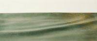 Soft abstract brushstroke texture with flowing green and gold tones, ideal for backgrounds, web design, and creative projects.