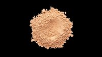 Loose powder foundation in warm beige tone isolated on transparent background, ready for cosmetics packaging, beauty product design, print-on-demand materials, and digital beauty graphics.