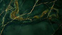 Luxurious dark green marble texture with golden veins and natural stone patterns for elegant interior design and sophisticated backgrounds.