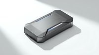 Modern smartphone case with protective design, featuring rounded corners and reinforced edges, isolated on white background for product mockups and tech accessory marketing.