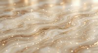 Flowing golden waves with sparkling particles create luxurious abstract background for elegant designs and premium branding projects.