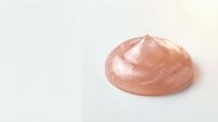 Luxurious rose gold cream cosmetic product with shimmery finish on clean white background for skincare and beauty applications.