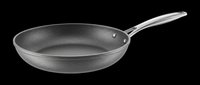 Nonstick frying pan with stainless steel handle, isolated on transparent background, ready for T-shirts, clipart, stickers, print on demand, and sublimation design use.