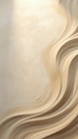 Smooth flowing waves in warm beige and cream tones create an elegant abstract background. Soft, organic curves with subtle texture offer versatile design element for modern layouts.