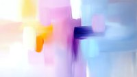 Abstract pastel colored background with soft brush strokes in pink, blue, yellow and purple creating gentle transitions and ethereal atmosphere. Artistic modern wall decor.