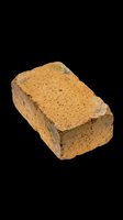 Old weathered clay brick isolated on transparent background, ready for construction, architecture, and building design projects, clipart, stickers, and print on demand use.