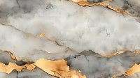 Luxurious gray marble texture with golden veins and cracks on smooth surface. Abstract natural stone pattern for elegant interior design background.