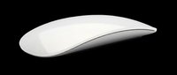Sleek white wireless computer mouse isolated on transparent background, ready for tech clipart, stickers, print on demand, T-shirt design, and digital use.
