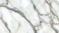 Elegant white marble surface with natural gray and gold veining patterns for luxury interior design and architectural applications.
