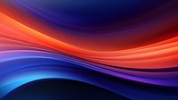 Abstract wavy background with vibrant gradient colors flowing from deep blue to bright orange and red, creating dynamic curved lines and smooth transitions for modern design projects.