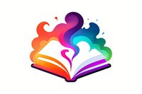 Colorful open book with rainbow smoke or magical vapor emerging from pages, perfect for education, creativity, storytelling and learning concepts on white background.
