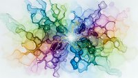 Abstract colorful smoke swirls in rainbow spectrum creating dynamic flowing patterns on white background for creative design projects.