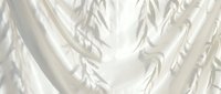 Soft white silk fabric with delicate leaf shadows creating an elegant, dreamy texture for luxury backgrounds, wedding, and fashion design projects.