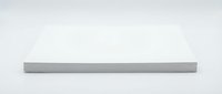 Gray rectangular bar or strip isolated on white background for modern minimalist design projects and geometric compositions.