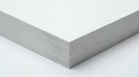 Stack of white blank paper sheets corner view on white background isolated for office printing business documents stationery supplies mockup design.