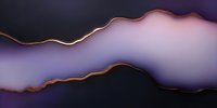 Abstract luxury background with purple and pink gradient waves separated by golden metallic lines creating elegant flowing design for modern decor and branding.