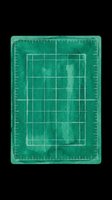 Watercolor green cutting mat with grid lines, isolated on transparent background. Great for craft clipart, stickers, t-shirt design, print on demand, and sublimation projects.