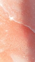 Dreamy coral pink abstract background with sparkling particles and flowing light effects, creating an ethereal atmosphere for luxury cosmetic designs.
